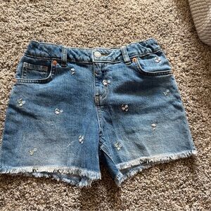 Cat & Jack Denim Shorts with Floral Embroidery